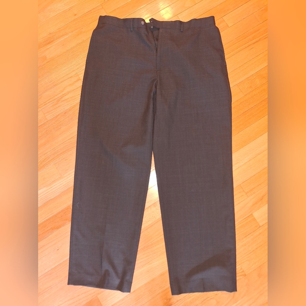 Croft & Barrow Black Herringbone Pants